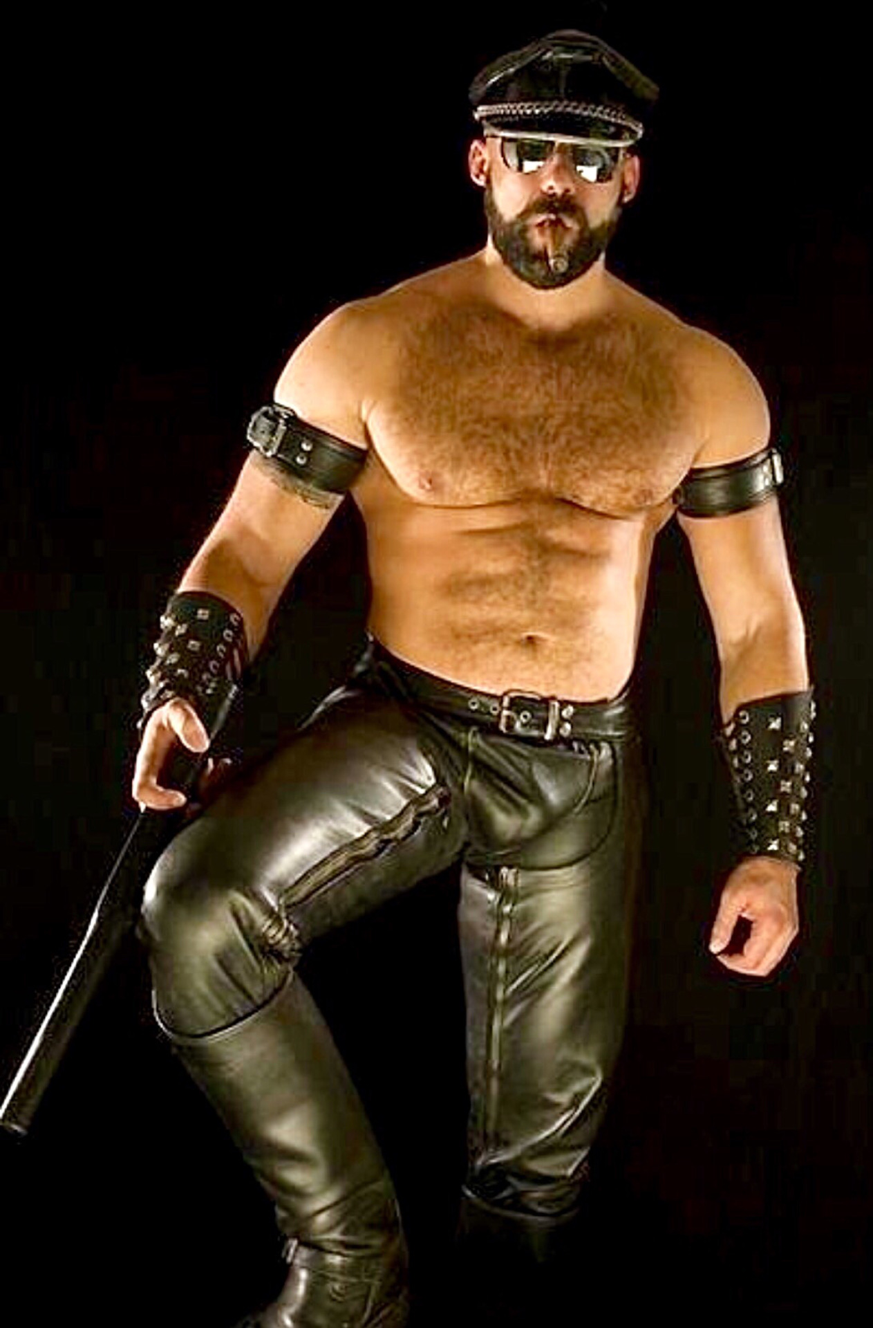Leather musclemen